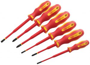 Ergo Plus® Slimline VDE Approved Fully Insulated Screwdrivers (6 Piece)