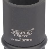 Expert 26mm 3/4" Square Drive Hi-Torq® 6 Point Impact Socket