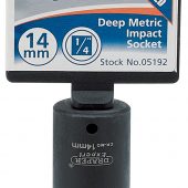 Expert 14mm 1/4" Square Drive Hi-Torq® 6 Point Deep Impact Socket