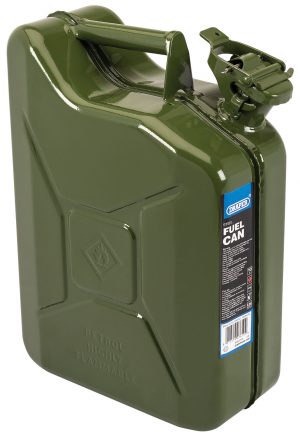 10L Steel Fuel Can (Green)