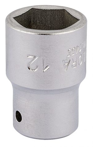 12mm 1/4" Sq. Dr. Elora Hexagon Socket