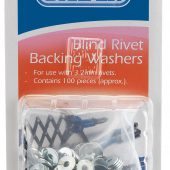 Rivet Backing Washers, 3.2mm (100 Piece)