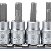 Hex. Socket Bit Set, 3/8" Sq. Dr., 48mm (8 Piece)