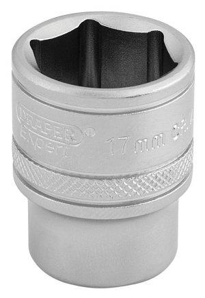 3/8" Sq. Dr. 6 Point Metric Socket (17mm)