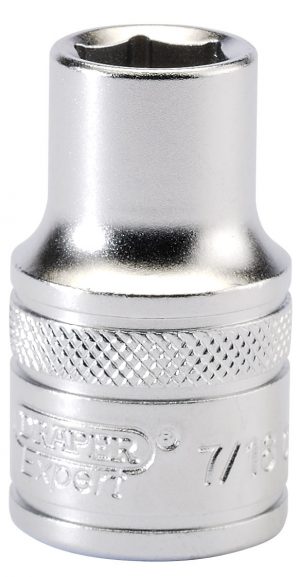 1/2" Sq. Dr. 6 Point Imperial Socket (7/16")