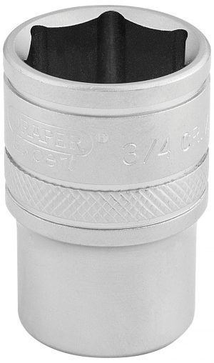 1/2" Sq. Dr. 6 Point Imperial Socket (3/4")