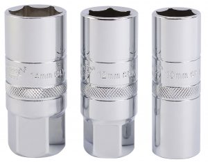 1/2" Sq Dr Set of Spark Plug socket (3 Piece)