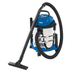 20L Wet and Dry Vacuum Cleaner with Stainless Steel Tank (1250W)