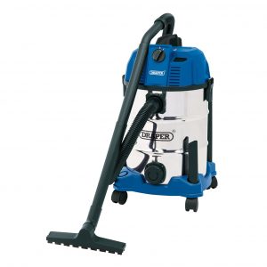 30L Wet and Dry Vacuum Cleaner with Stainless Steel Tank (1600W)