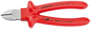 Knipex 70 07 180 180mm Fully Insulated S Range Diagonal Side Cutter