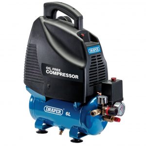 Oil-Free Air Compressor, 6L, 1.1kW