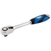 Soft Grip Reversible Ratchet, 1/2" Sq. Dr., 72 Tooth