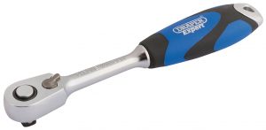 1/4" Sq. Dr. 60 Tooth Micro Head Reversible Soft Grip Ratchet
