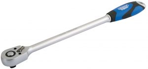 Extra Long Reversible Soft Grip Ratchet, 3/8" Sq. Dr., 48 Tooth