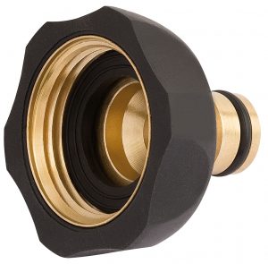 Brass and Rubber Tap Connector (1")