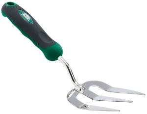 Hand Fork with Stainless Steel Prongs and Soft Grip Handle