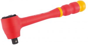 1/2" Sq. Dr. VDE Reversible Ratchet with Soft Grip Handle