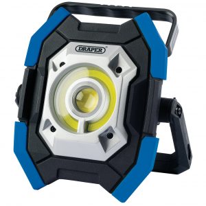 Twin COB LED Rechargeable Worklight, 5W & 10W, 1000 Lumens, Blue