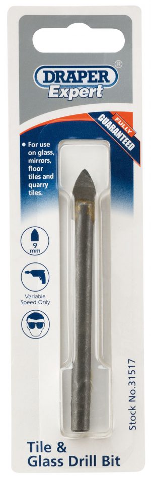 Tile and Glass Drill Bit, 9mm
