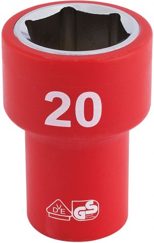 3/8" Sq. Dr. Fully Insulated VDE Socket (20mm)