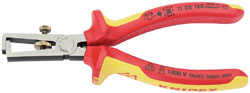 Knipex 11 08 160UKSBE VDE Fully Insulated Wire Stripping Pliers (160mm)