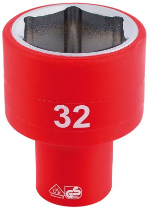 1/2" Sq. Dr. Fully Insulated VDE Socket (32mm)