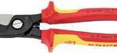 Knipex 95 18 200UKSBE VDE Fully Insulated Cable Shears (200mm)