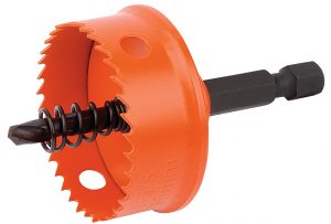 35mm Bi-Metal Hole Saw with Integrated Arbor