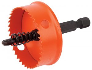 38mm Bi-Metal Hole Saw with Integrated Arbor