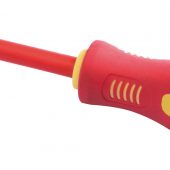 4mm x 100mm Fully Insulated Plain Slot Screwdriver. (Sold Loose)