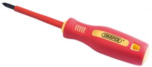 No: 1 x 80mm Fully Insulated Soft Grip Cross Slot Screwdriver. (Sold Loose)