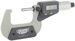 Dual Reading Digital External Micrometer, 25 - 50mm/1 - 2"