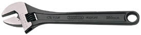 250mm Crescent-Type Adjustable Wrench with Phosphate Finish