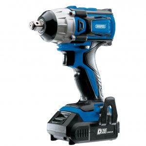 D20 20V Brushless 1/2" Mid-Torque Impact Wrench with 2x 2Ah Batteries and Charger (250Nm)