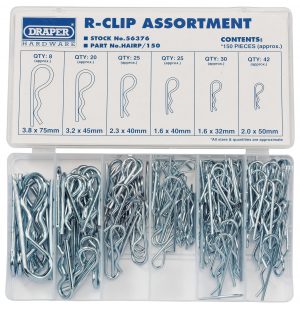 R-Clip Assortment (150 Piece)