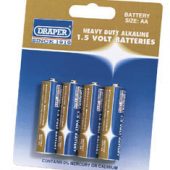 Heavy Duty Alkaline Batteries AA (4-Pack)