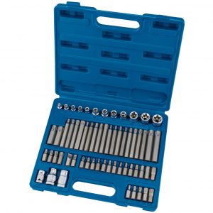 Mechanic's Bit Set Comprising of Draper TX-STAR® and Hexagon Bits (61 Piece)