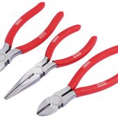 160mm Pliers Set with PVC Dipped Handles (3 Piece)