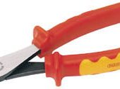 VDE Approved Fully Insulated High Leverage Diagonal Side Cutter, 180mm