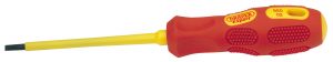 VDE Approved Fully Insulated Plain Slot Screwdriver, 4.0mm x 100mm (Sold Loose)