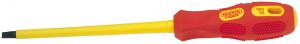 VDE Approved Fully Insulated Plain Slot Screwdriver, 6.5 x 150mm (Sold Loose)