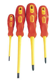 VDE Approved Fully Insulated Screwdriver Set (4 Piece)
