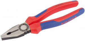 Knipex 03 02 200 SBE 200mm Combination Pliers - Heavy Duty Handle