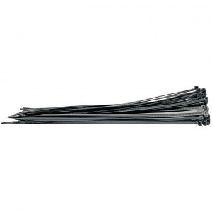 Cable Ties, 8.8 x 500mm, Black (Pack of 100)