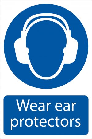 'Ear Protectors' Mandatory Sign
