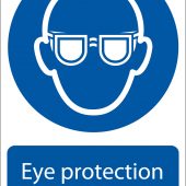 'Eye Protection' Mandatory Sign