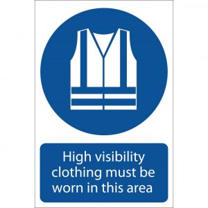 'Hi-Visibility Clothing' Mandatory Sign