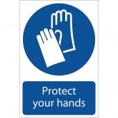 'Hand Protection' Mandatory Sign