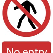 'No Entry' Prohibition Sign