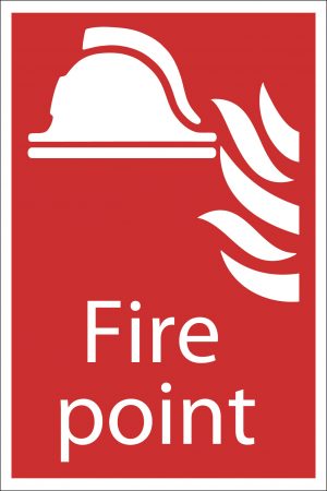 'Fire Point' Fire Equipment Sign